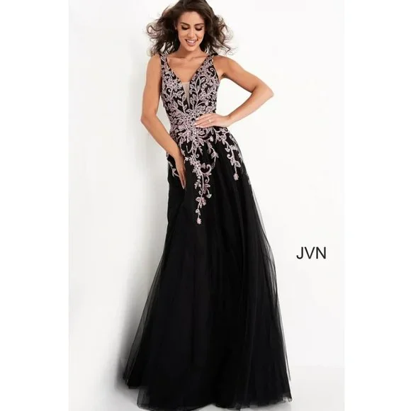 Jovani JVN 2302 Ballgown Prom Dress - Picture 1 of 7